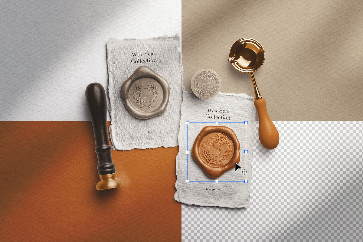 Wax Seal Card Mockup, a Product Mockup by Custom Scene (Photo 4 of 11)