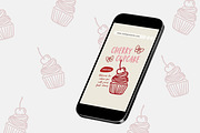 Cherry Vibe Cute Outline Clipart Set, an Object Graphic by Kristina Chistiakova (Thumbnail 5 of 7)