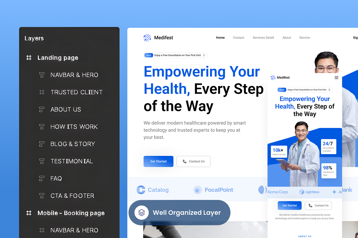 Medifest - Healthcare Service preview 2