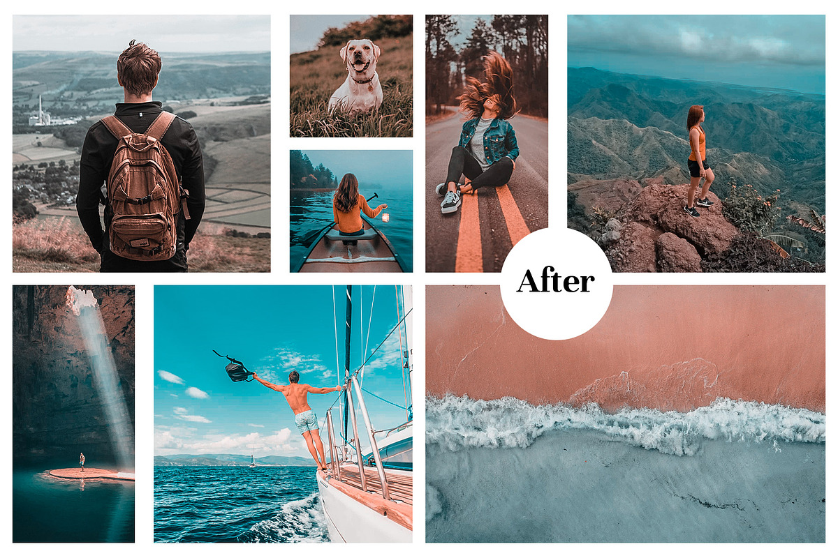 Orange & Teal Lightroom Presets preview 3