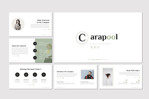 Carapool - Keynote Template