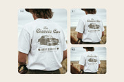 White T-shirt mockup western style, a Shirt Mockup by The Blue Bird (Thumbnail 8 of 8)