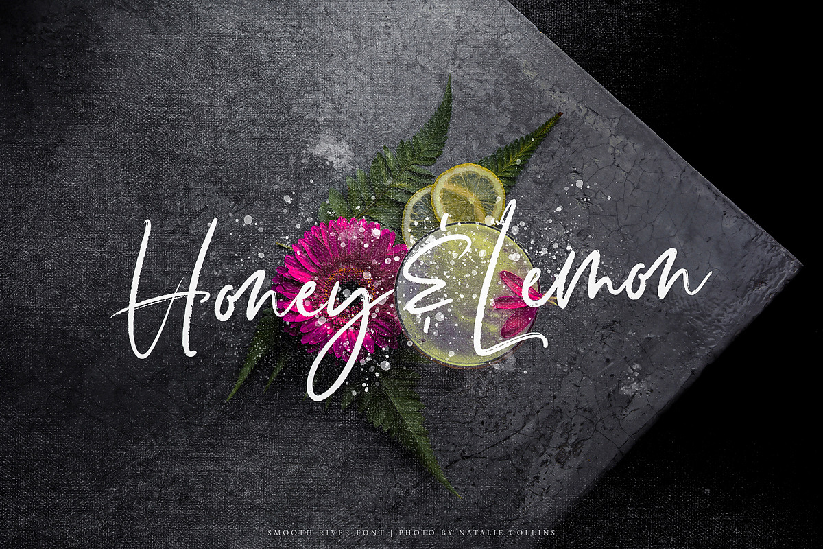 Smooth River Font, a Script Font by Ivan Rosenberg (Photo 11 of 13)