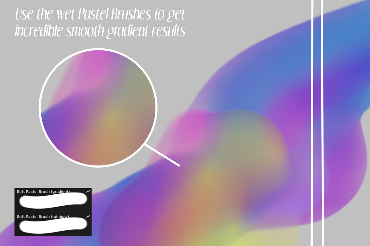 Chroma Gradient Procreate Brushes, a Brush Add-On by AnniaArt (Photo 5 of 7)