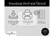 Homeschool Planner Printable - 50 pg, a Templates & Theme by Templatables (Thumbnail 10 of 11)