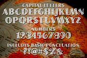 Prime Meridian Hand-Lettered Font, a Handwritten Font by Alexis Gentry (Thumbnail 4 of 7)