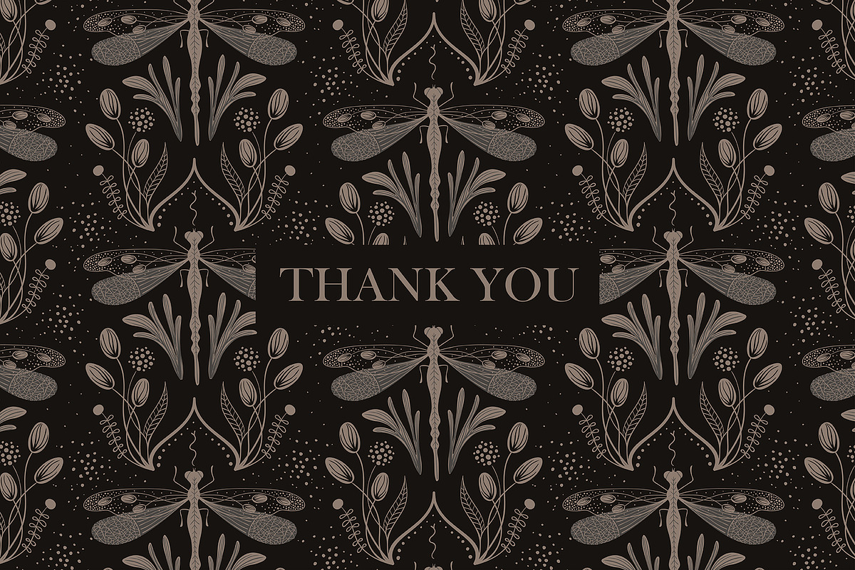 Mystical Insect Patterns, a Pattern Graphic by Annakniaz (Photo 10 of 10)