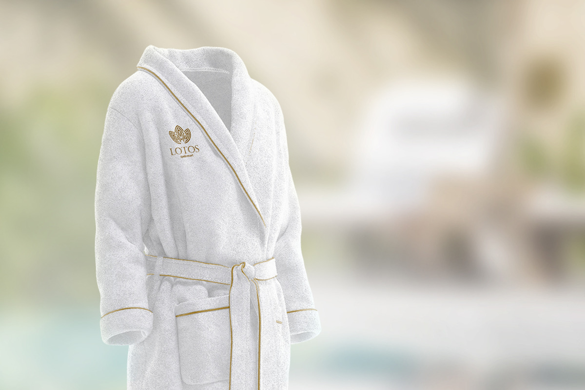 Hotel Bathrobe Mockup, an Apparel Mockup by rebrandy (Photo 5 of 11)