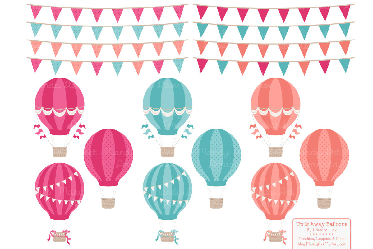 Bohemian Hot Air Balloons & Patterns, an Illustration by Amanda Ilkov (Photo 4 of 5)