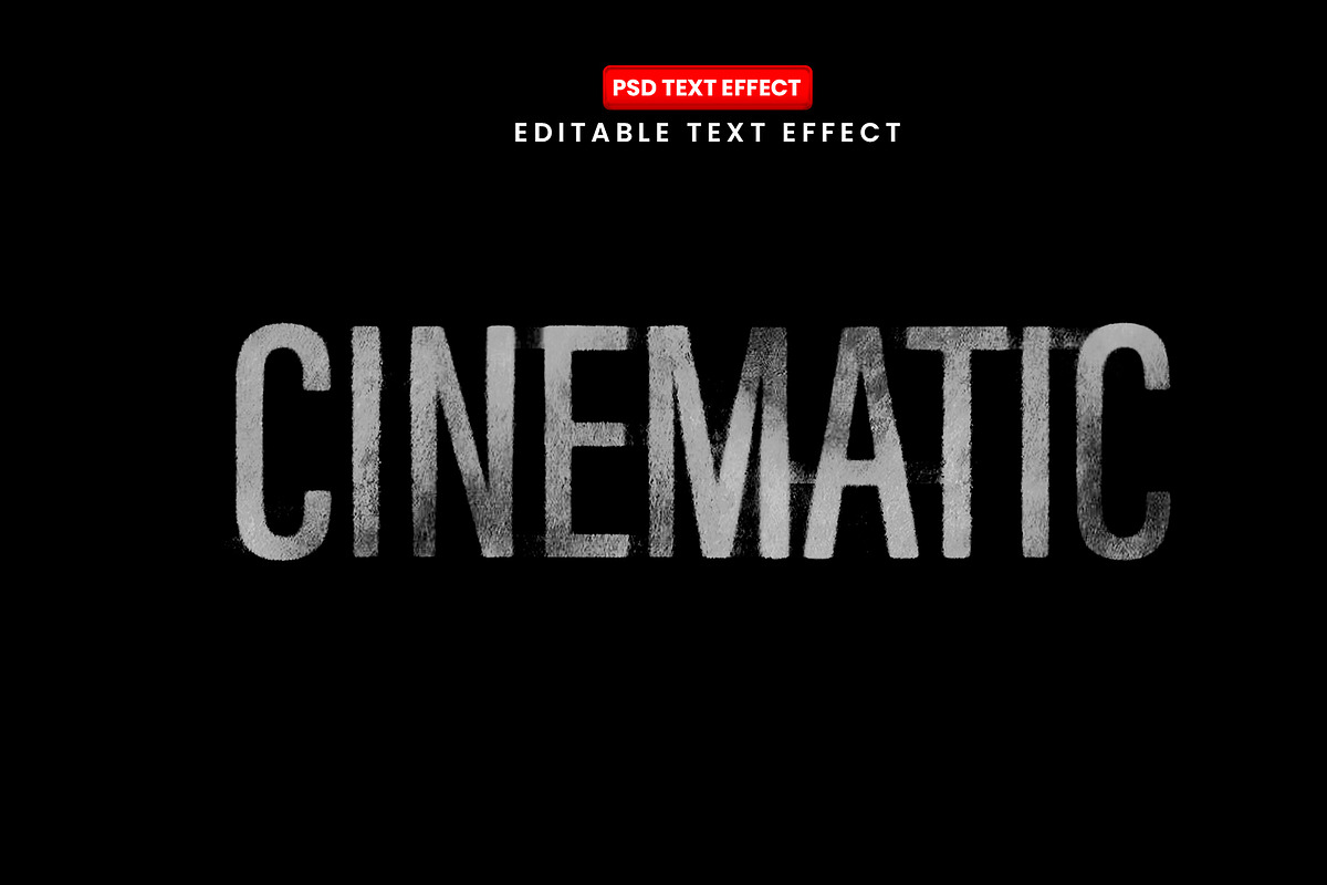Grunge Cinematic Editable Text, a Layer Style Add-On by Design Fly (Photo 2 of 2)
