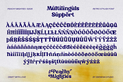 Peachy Mighties, a Serif Font by zeenesia (Thumbnail 9 of 10)