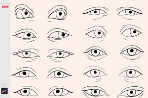 Procreate Anime Eyes Manga Eye Guide