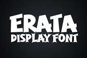 Erata - Bold display type font, a Font by Fontcastle (Thumbnail 1 of 7)