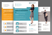 Corporate Flyer or Poster Templates, a Flyer Template by Aabhaas (Thumbnail 1 of 4)