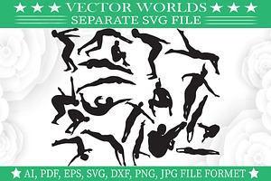 Olympic Diving Svg, Diving Svg