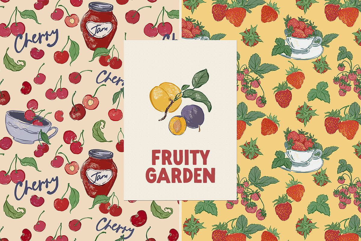 Fruit illustration vector poster, an Object Graphic by Yuliya Derbisheva (Photo 10 of 10)