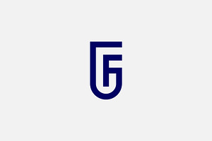 GF FG Monogram Letter Logo, a Branding & Logo Template by kurostd