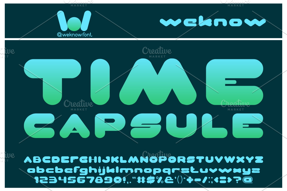 evergreen font, a Font by weknow (Photo 1 of 5)