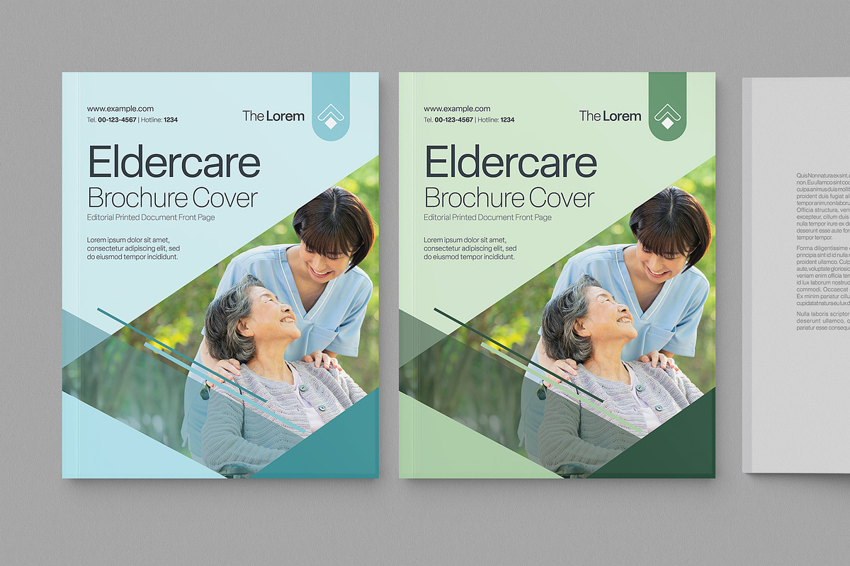 Eldercare Brochure Cover Template, a Brochure Template by BrandPacks (Photo 3 of 6)