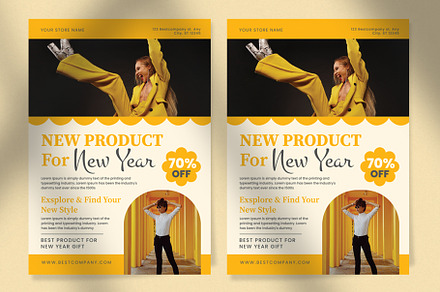 New Product New Year Flyer