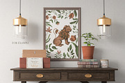 Watercolor vintage garden set, an Object Graphic by OrangePeafowlArt (Thumbnail 5 of 18)
