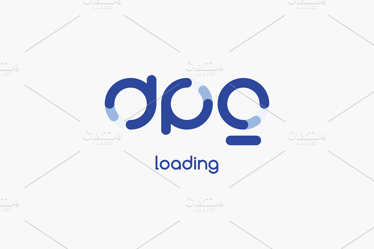 DPG loading monogram, a Branding & Logo Template by MuzaInspires (Photo 1 of 3)