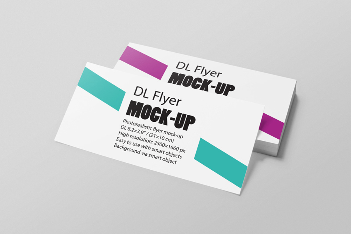 DL Flyer Mockup, a Print Template by resumetemplathttps://d3es (Photo 13 of 14)