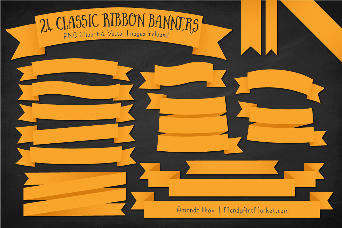 Sunshine Ribbon Banner Clipart, an Illustration by Amanda Ilkov (Photo 2 of 4)