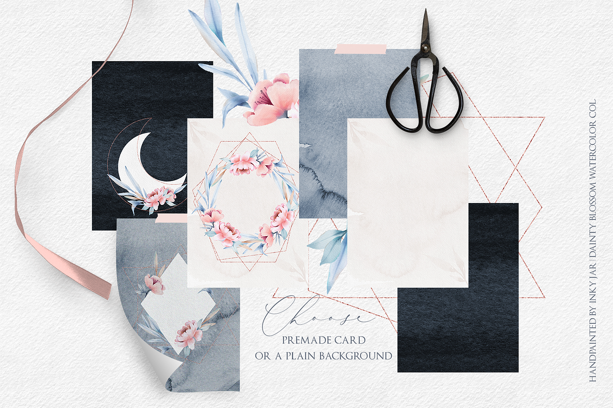 Watercolor Col. Dainty Blossom, a Texture Illustration by Inky Jar Design Studio (Photo 11 of 13)