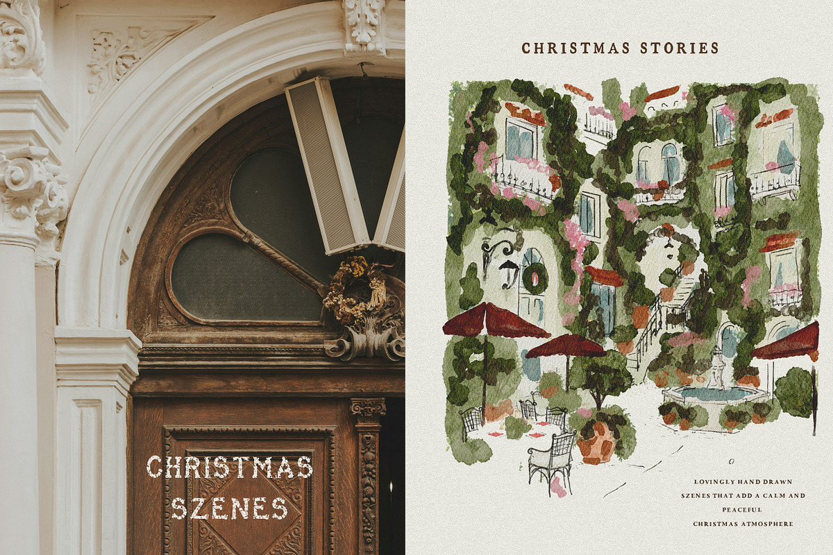 Hand Drawn Christmas Watercolor Set, an Object Graphic by Laras Wonderland (Photo 6 of 12)