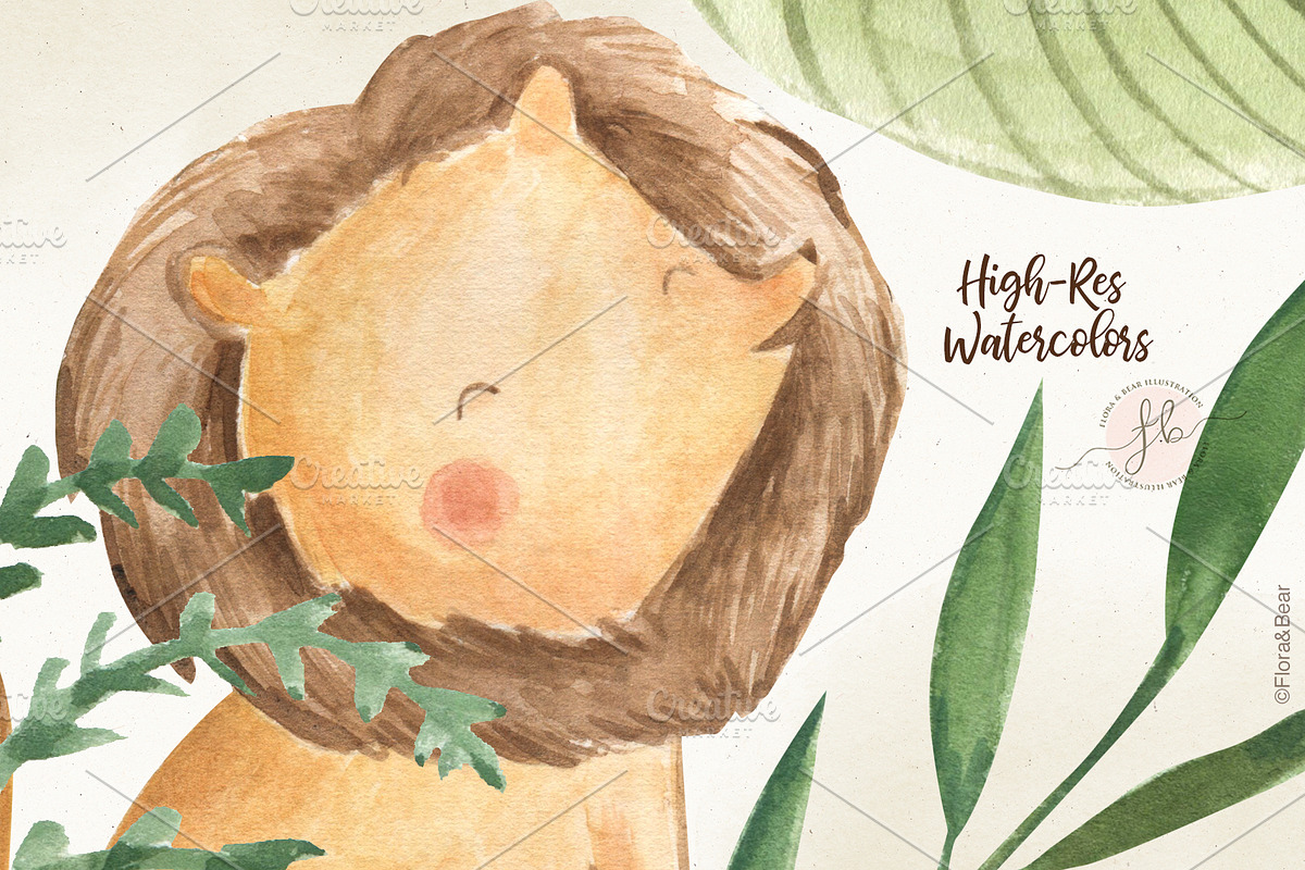 Little Lions, an Animal Illustration by Flora+Bear (Photo 5 of 6)