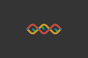 Flat Dna Logo