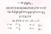 First Time Script, a Script Font by Amarlettering (Thumbnail 6 of 9)