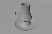 3D Metal Candle Holder, an Object 3D Model by Dudukbersama (Thumbnail 2 of 2)