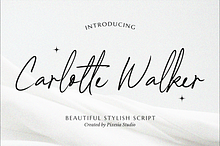 Carlotte Walker Script Business Font