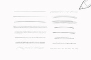 Pencil Brushes for Ai & Ps, a Brush Add-On by P.F. Creative Lab (Thumbnail 4 of 5)