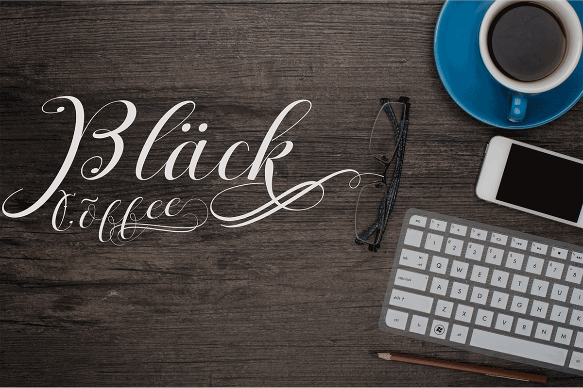 Nantiya, a Script Font by Deniz86 (Photo 7 of 11)