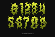 CS Cursed Stamp, a Blackletter Font by Craft Supply Co. (Thumbnail 6 of 8)