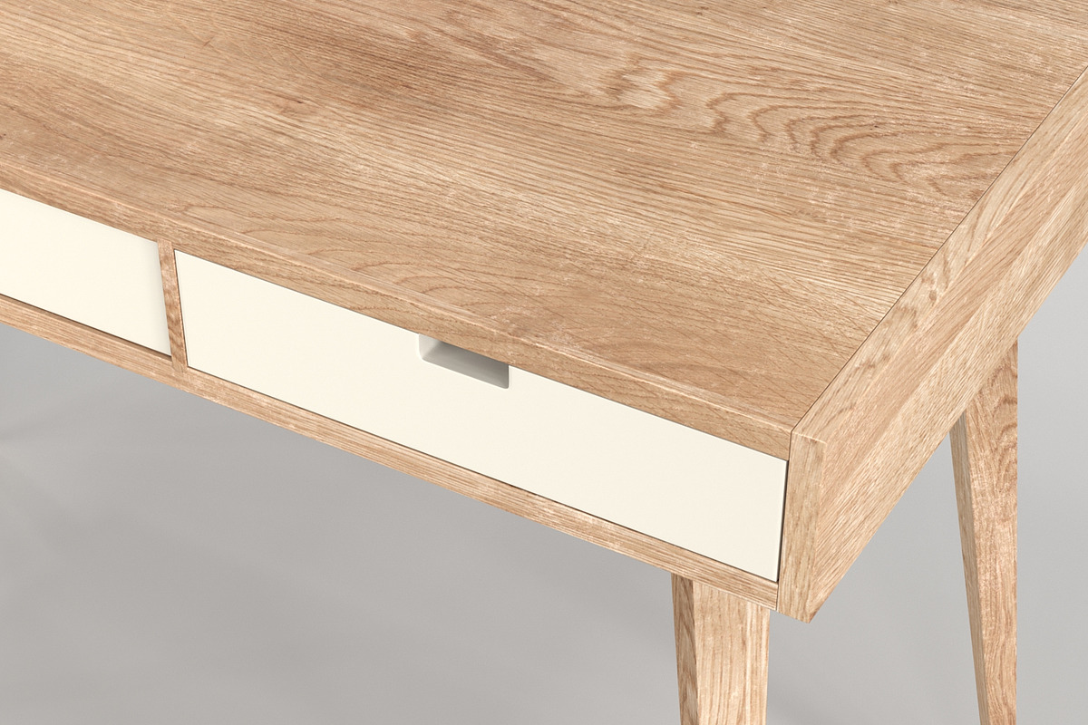 Scandinavian Desk 06, a Furniture 3D Model by maxtracing2 (Photo 6 of 11)