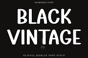 Black Vintage, a Sans Serif Font by InermediaSTUDIO (Thumbnail 1 of 8)