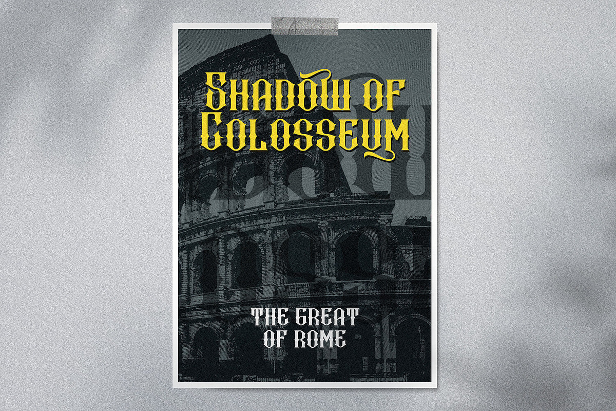 Hewina - Victorian Display Font, a Blackletter Font by StringLabs (Photo 6 of 8)