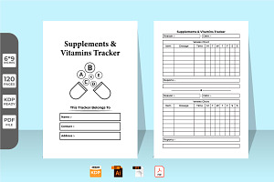 Vitamin Medicine Note KDP Interior