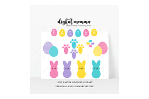 Easter Goodies Clipart PNG Graphics