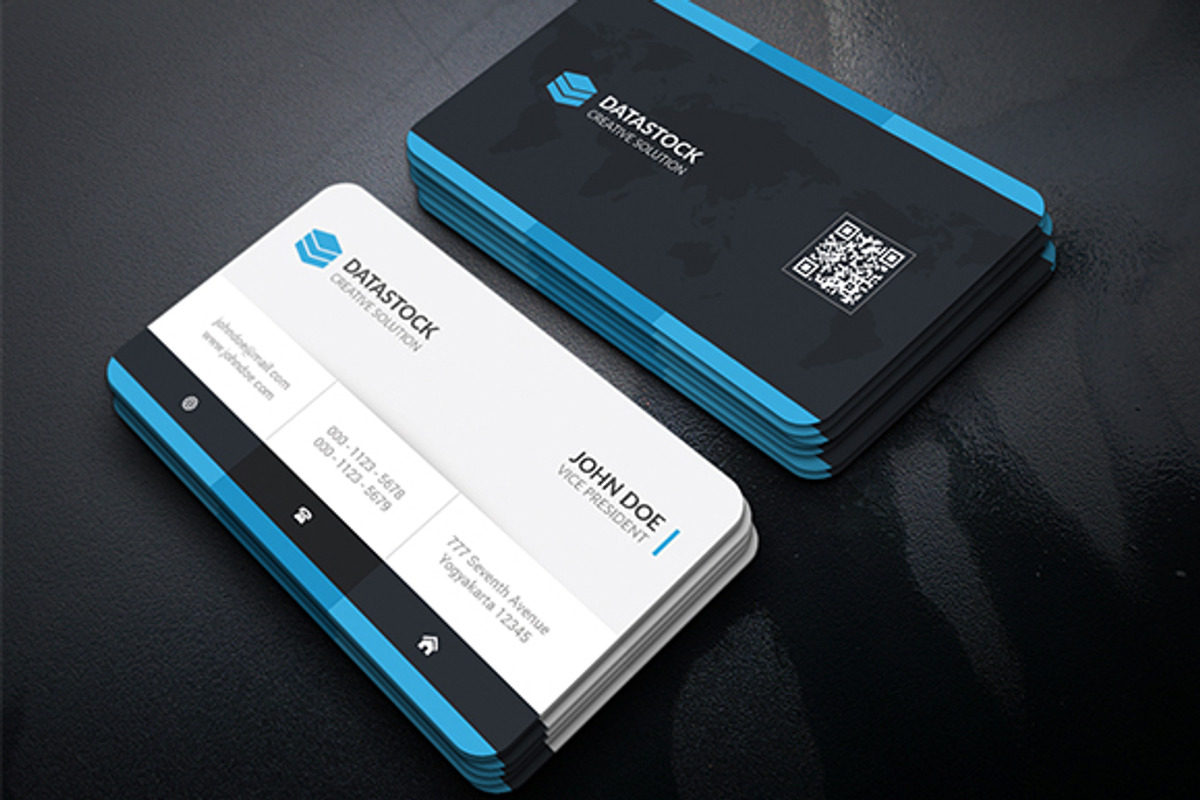 Modern Corporate Business Card, a Business Card Template by InfinityArt (Photo 4 of 4)