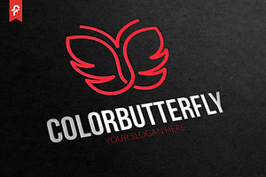 Color Butterfly Logo