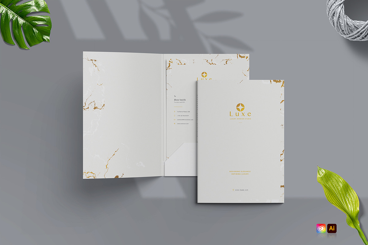 Luxury Brand Identity Template, a Branding & Logo Template by Nur Designer (Photo 5 of 6)