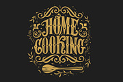 Set of vector cooking lettering, a Poster Template by Anna's Lettering (Thumbnail 10 of 13)