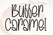 Butter Caramel | Script Font, a Script Font by Scratchones (Thumbnail 1 of 8)