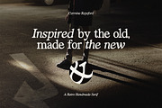Carmine Raysford | Nostalgic Serif, a Serif Font by Fargun Studio (Thumbnail 17 of 27)