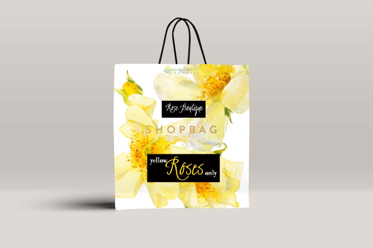 Yellow Roses -single species package, a Work Illustration by watercolorwild.graphics (Photo 4 of 6)